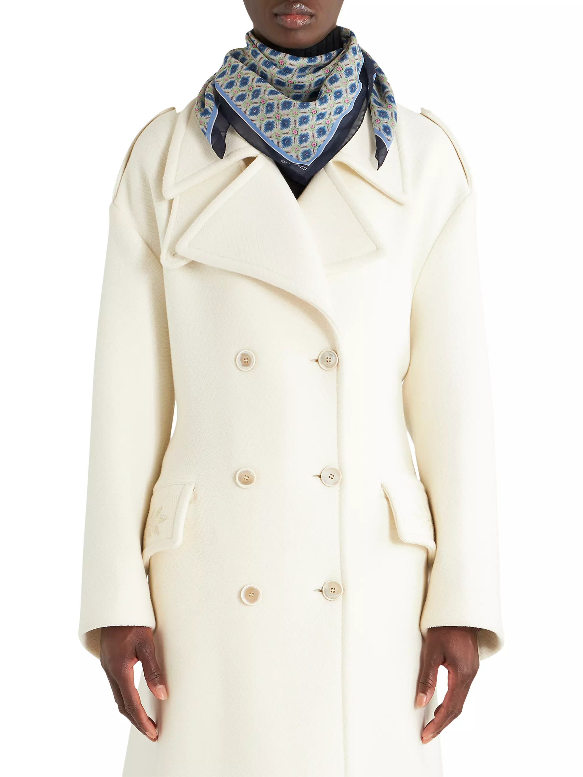 Foulard Print Silk Scarf | Saks Fifth Avenue