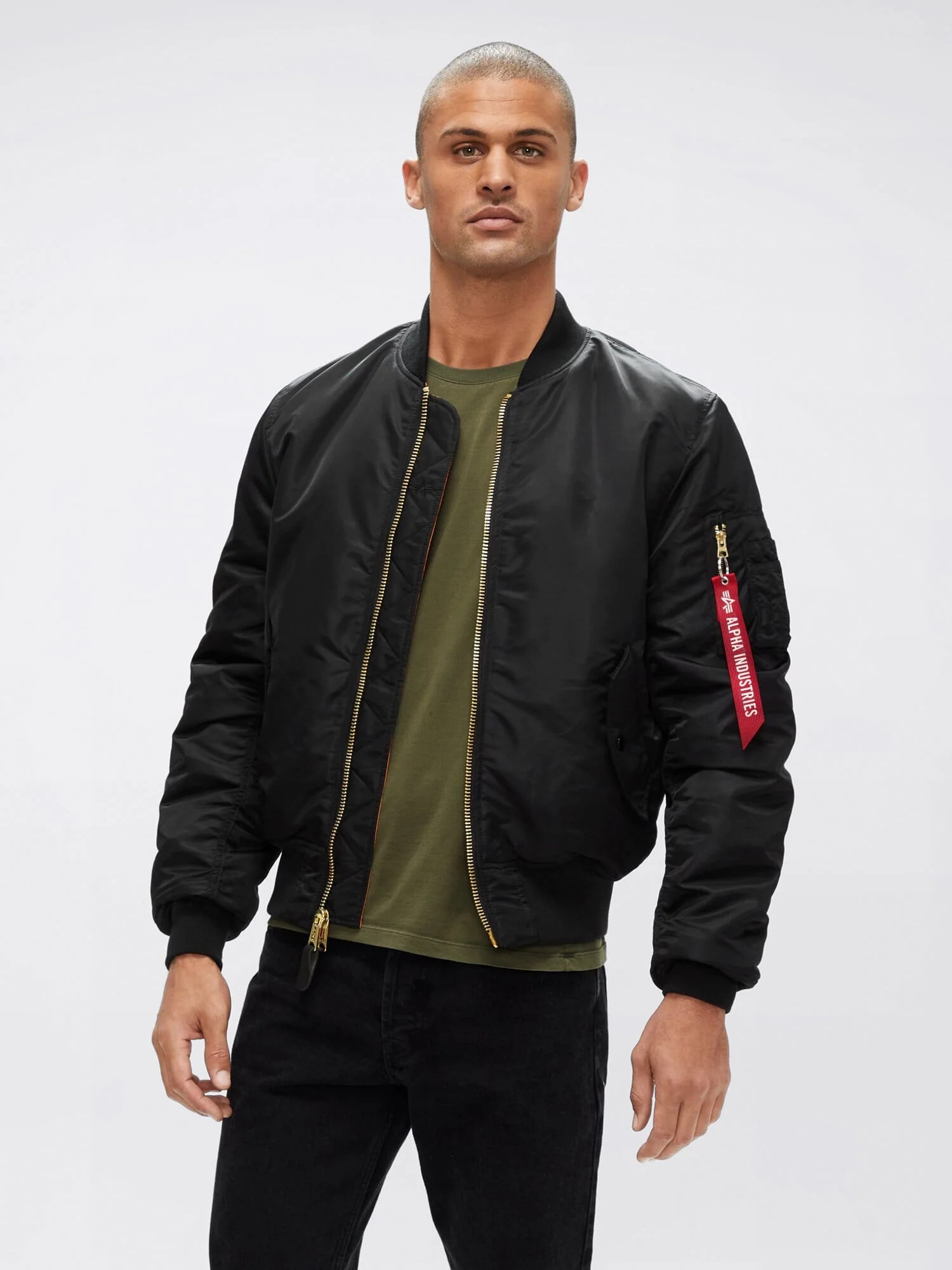 Men's MA-1 Jacket Slim Fit Black | Alpha Industries | Alpha Industries Inc
