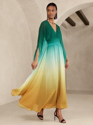 Zela Chiffon Maxi Dress | Banana Republic (US)