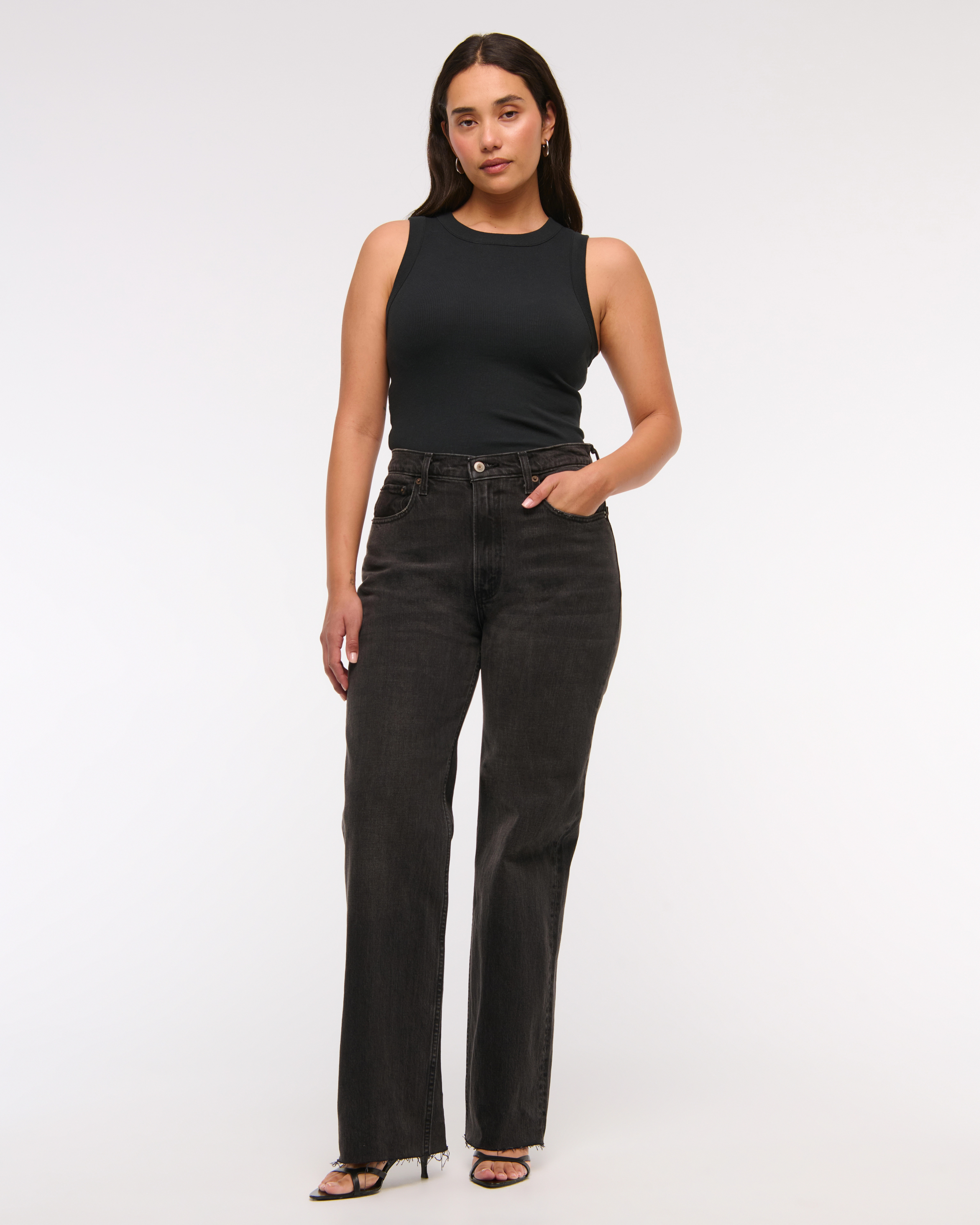 High Rise 90s Relaxed Jean | Abercrombie & Fitch (US)
