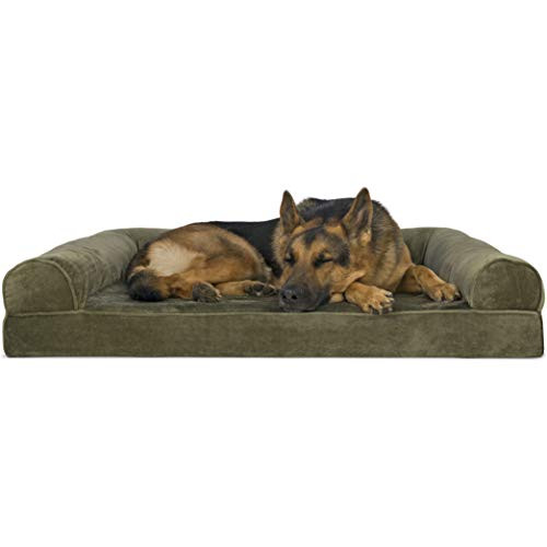 Furhaven Sofa-Style Pet Beds for Small/Medium/Large Dogs & Cats - Orthopedic, Cooling Gel, Memory Fo | Amazon (US)