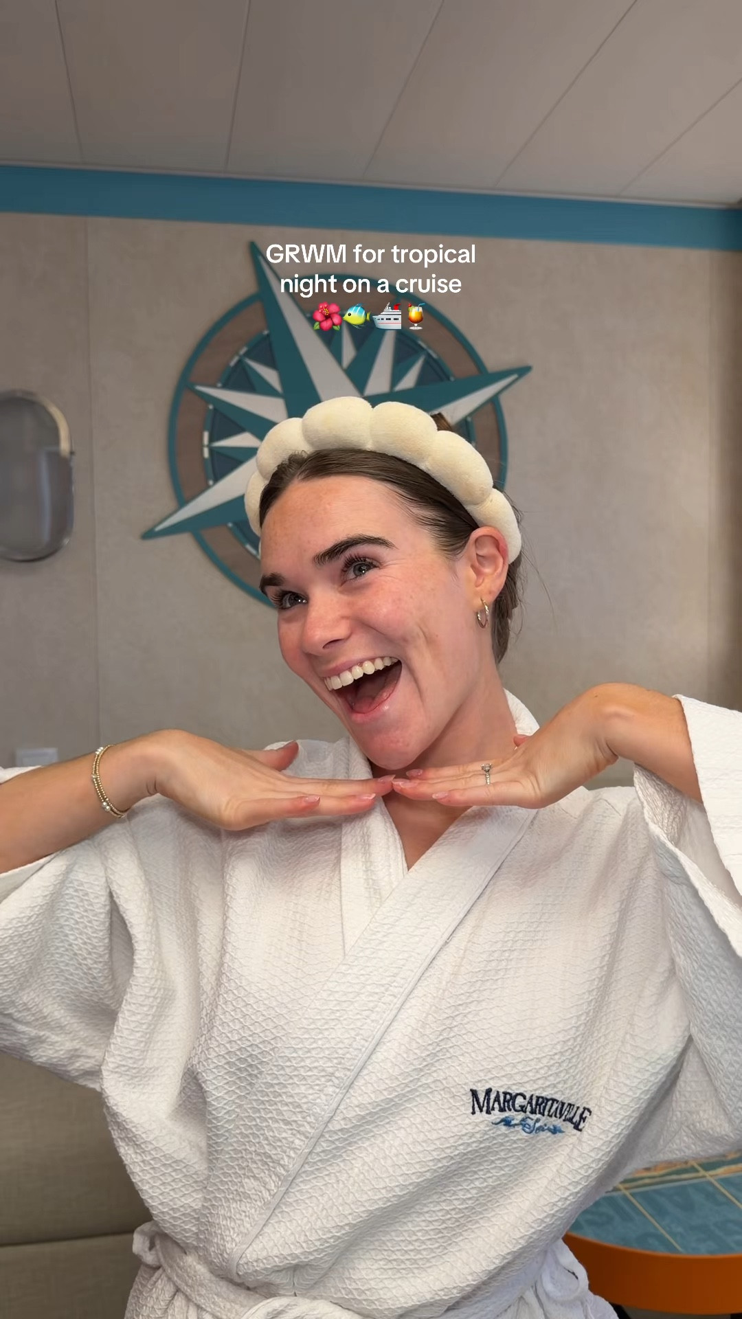 makeup routine for tropical night on our cruise 🫶🏼🛳️

#LTKTravel #LTKgrwm