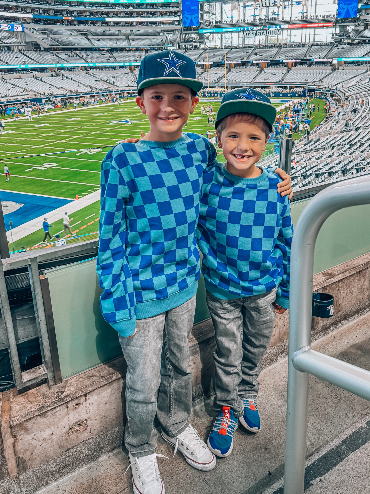 What the boys wore to the Dallas cowboys game 

#LTKfamily #LTKkids