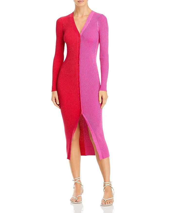 Shoko Two Tone Split Cardigan Dress | Bloomingdale's (US)