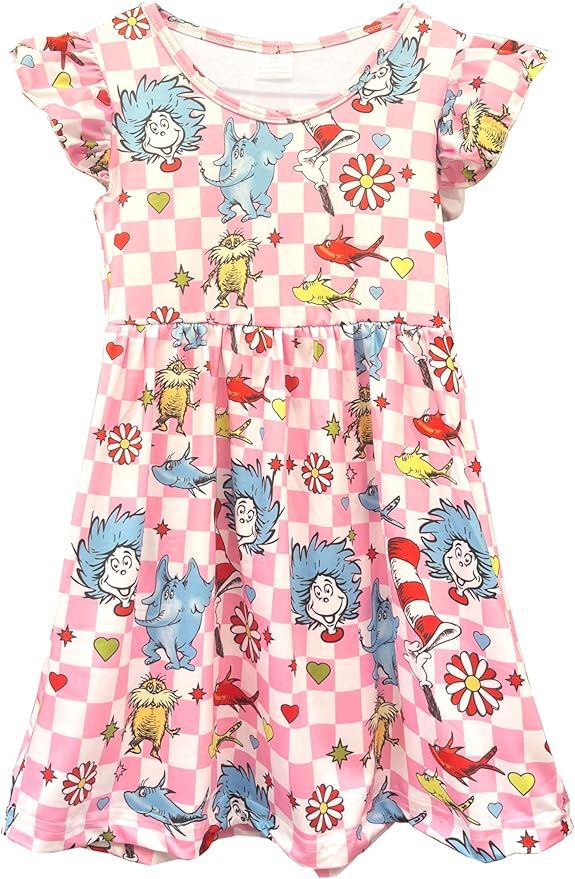 Baby Girls Princess Dress Toddler Girls Dress Toddler Princess Printed Dress | Amazon (US)