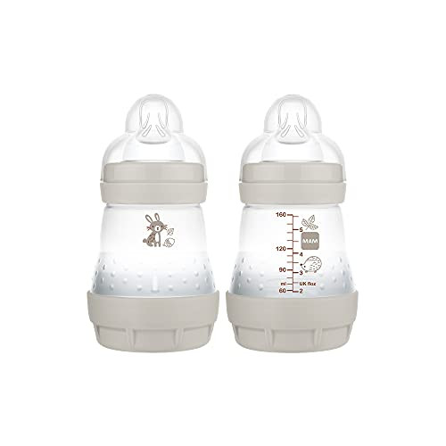 MAM Easy Start Anti Colic 5 oz Baby Bottle, Easy Switch Between Breast and Bottle, Reduces Air Bu... | Amazon (US)