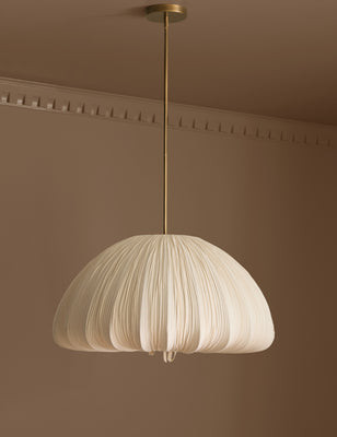 Camas Pendant Light, Ivory, 30"Dia | Lulu and Georgia 