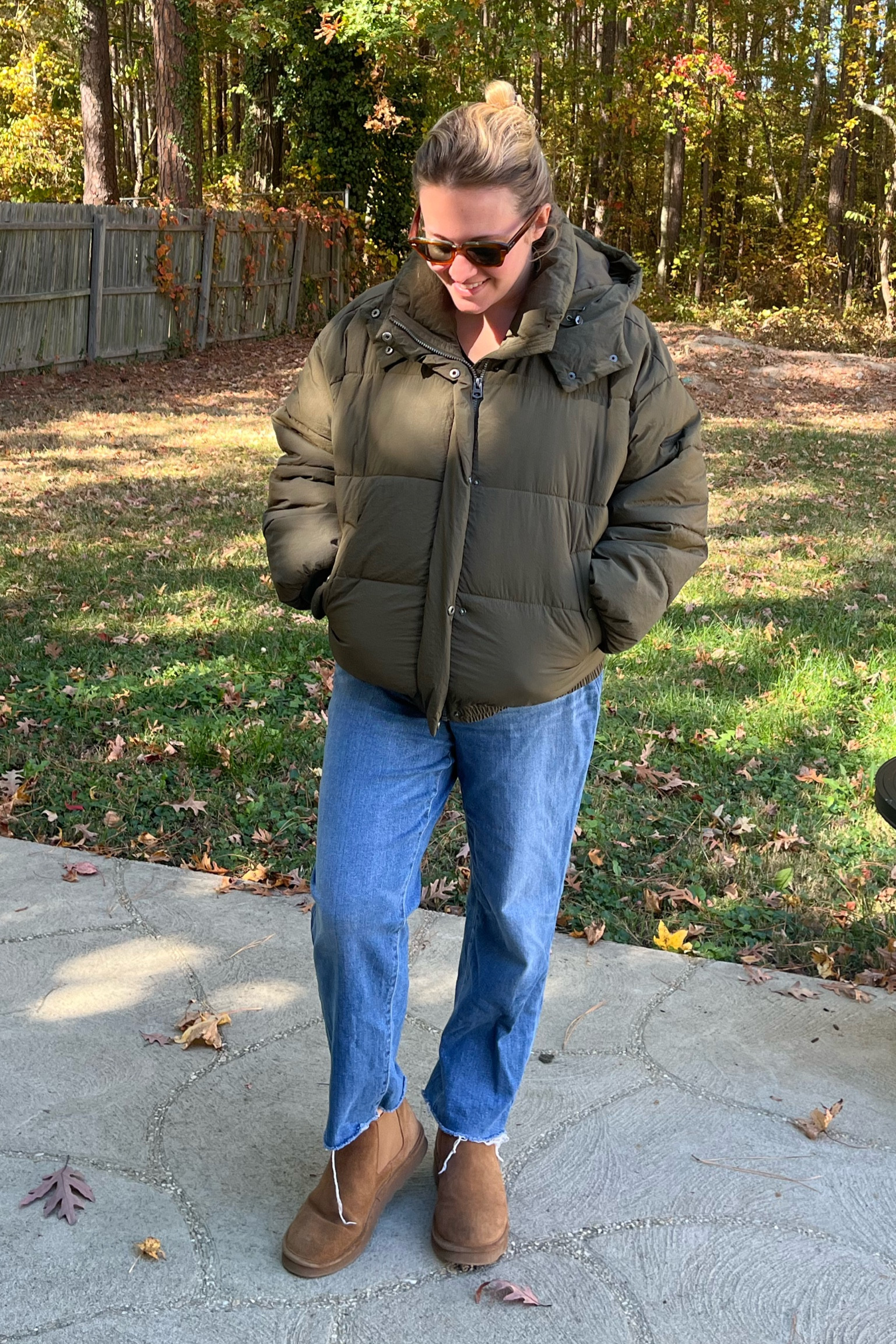 I love a cropped green puffer coat for Fall/Winter! 

#LTKFindsUnder100 #LTKHoliday #LTKSeasonal