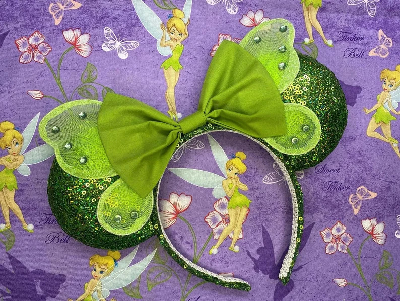 Tinkerbell Inspired Mickey Ears/peter Pan - Etsy | Etsy (US)
