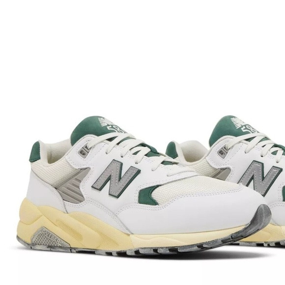 NIB men's 9.5 New Balance 580 'White Nightwatch Green' MT580RCA | Poshmark