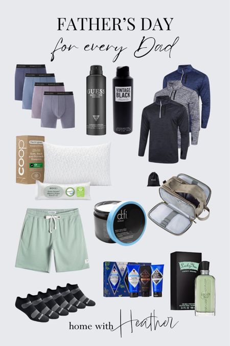 Father’s Day gifts for every day from Amazon!

Fathers Day Gift Ideas from Amazon
Toiletry bag
D:fi Hair Molding Crème
Men’s sweat shorts 
Jack Black Turbo Wash Cleanser
Men’s skin care
Men’s fragrances
Cool water Bodway spray
GUESS deodorizing cologne 
LUCKY cologne spray
Men’s no show socks
Men’s quarter zip pullover 
BAMBOO COOL men’s underwear boxer brief
COOP pillow 
Sleeping pillow
Memory foam pillow 

#LTKGiftGuide #LTKMens #LTKStyleTip