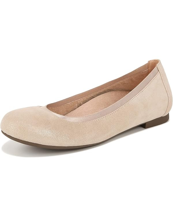 Vionic Women’s Ballet Flat Anita- Supportive Round Toe Dress Shoes That Include a Built-in Arch... | Amazon (US)