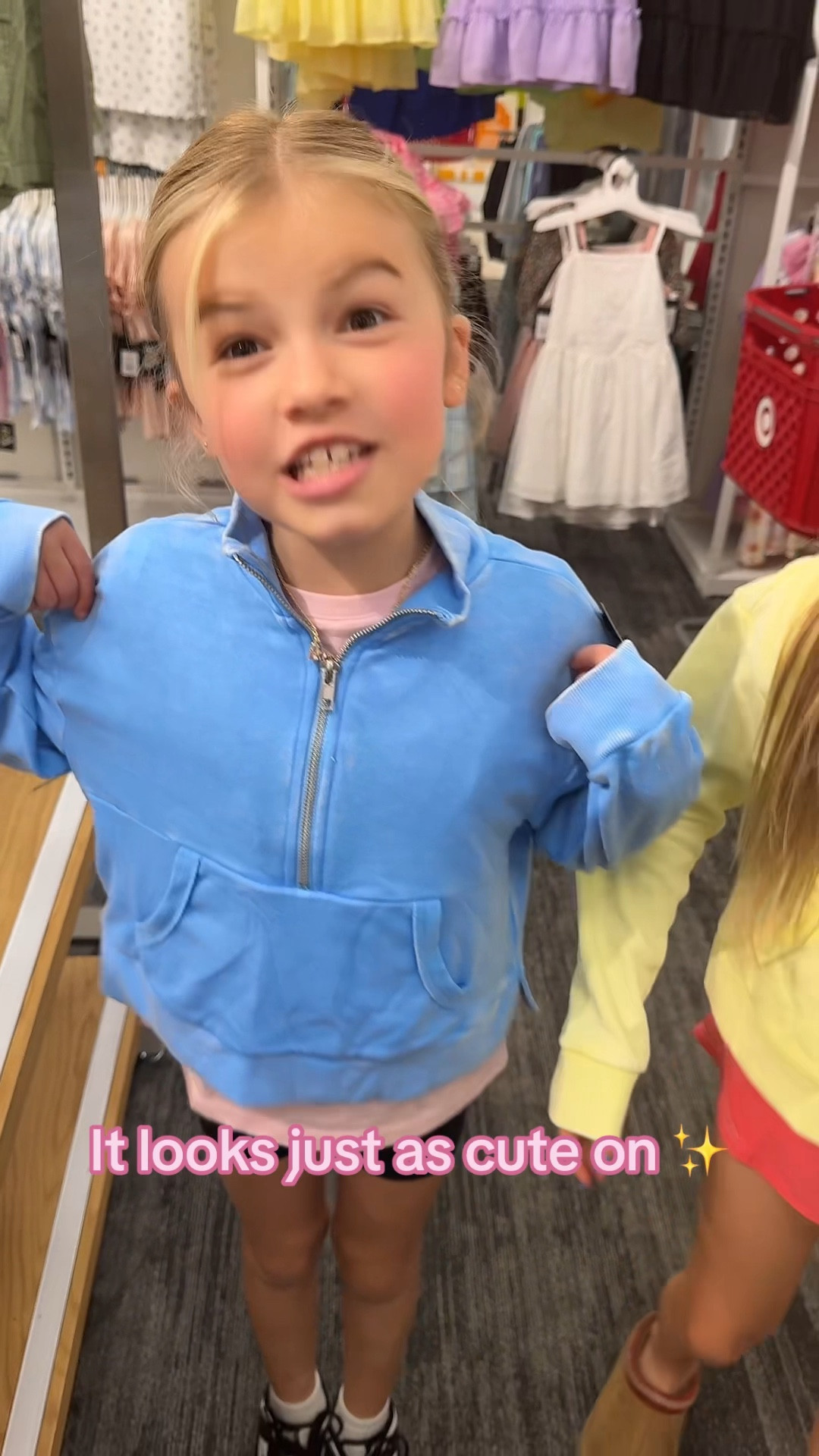 Target find of the week! The girls sweatshirts are only $15 and totally give me Lululemon scuba vibes! They’re lightweight so they’re perfect for spring and summer layering! 

#LTKkids #LTKActive #LTKfamily