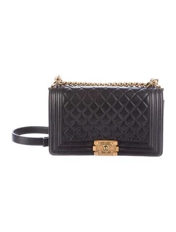 Chanel Medium Quilted Boy Bag | The Real Real, Inc.