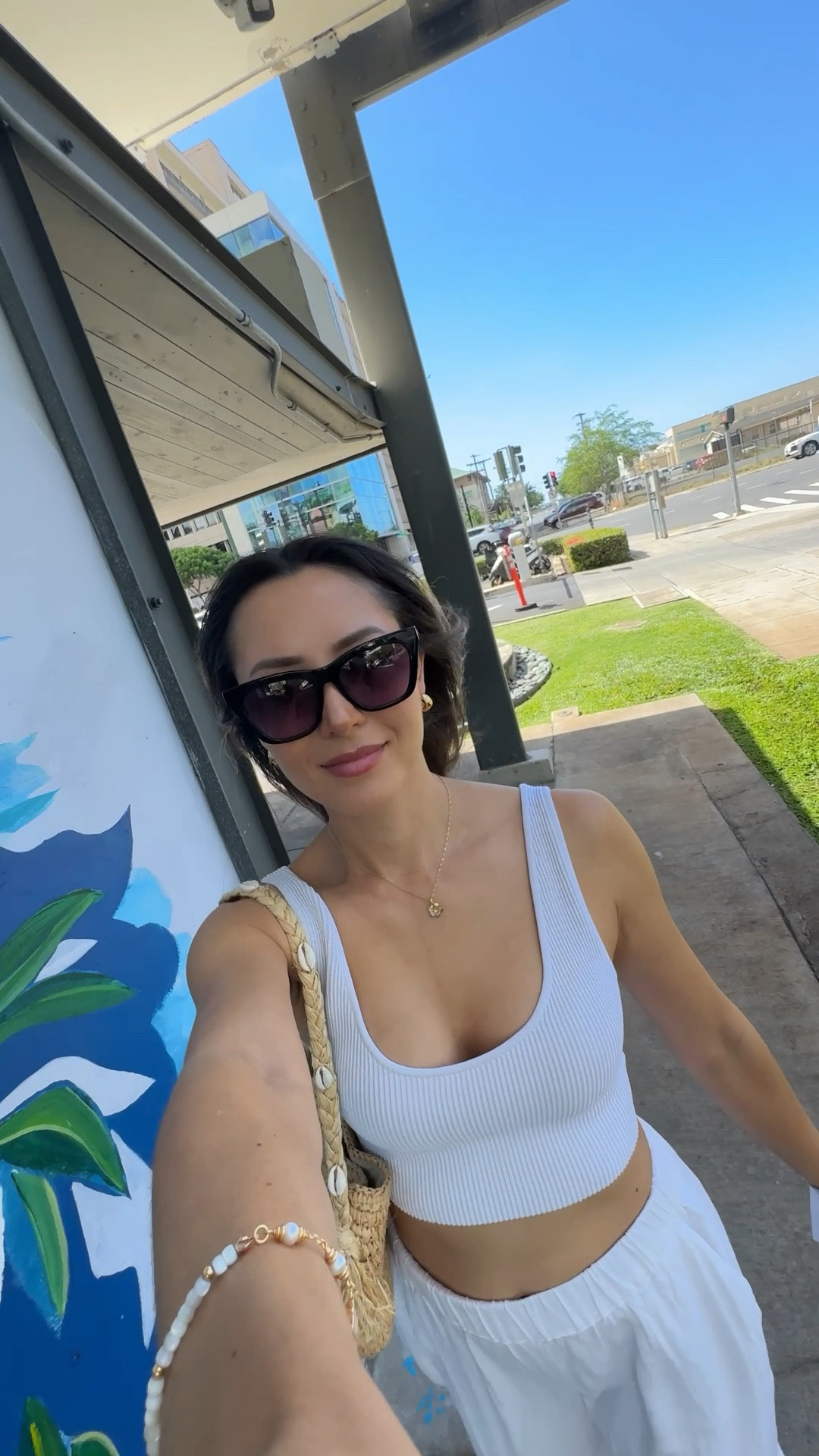 This is a look I’ve worn twice in Hawaii and I felt like I got a lot of attention both times, it’s just a very sleek, summery, casual but put together (monochrome looks tend to do that which is ironic because they are the easiest!), classy and understated sexy look! I love it!!! 

#LTKootd #LTKSeasonal