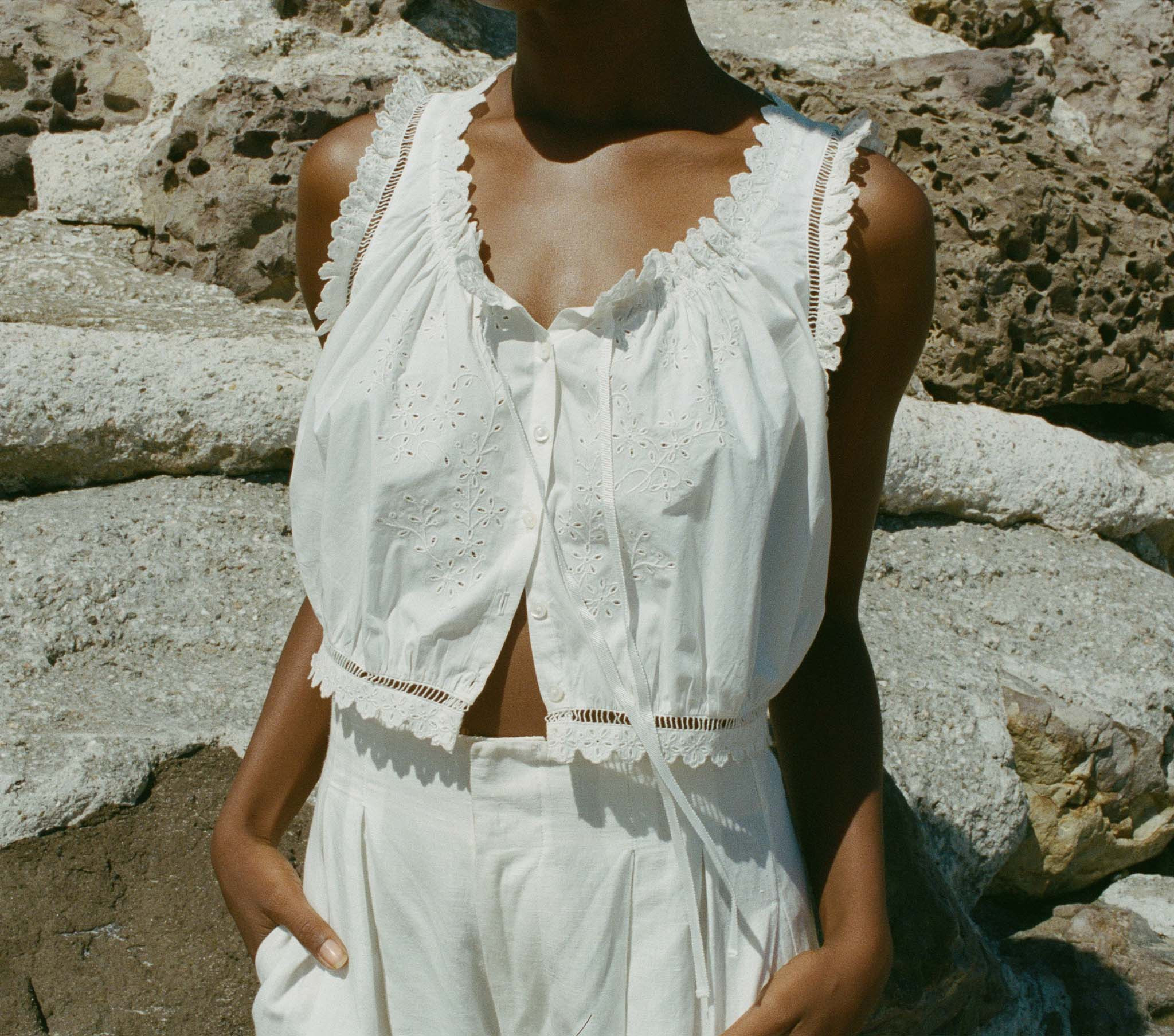 Traveler Top - Salt | DÔEN | DOEN