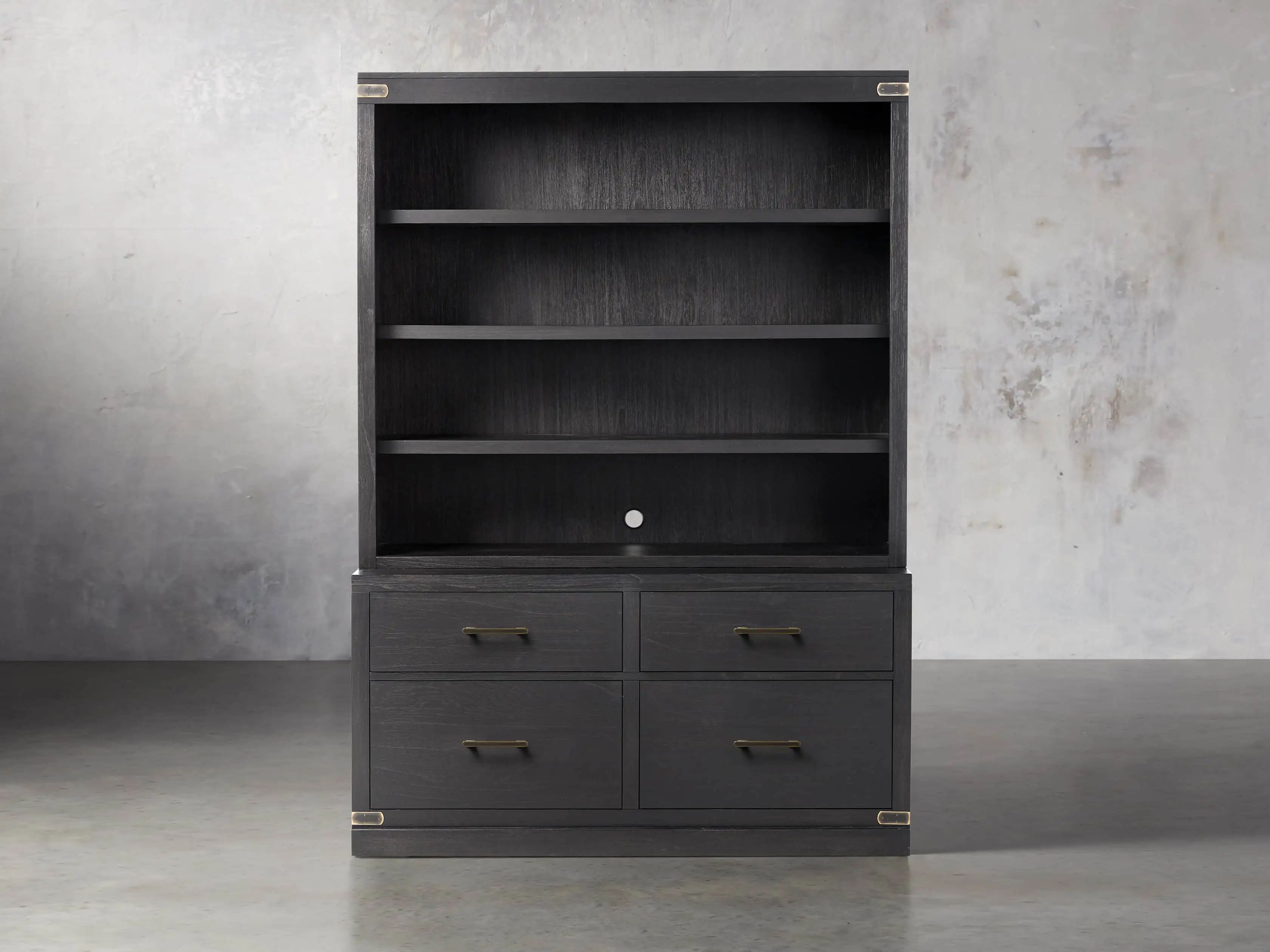 Tremont Modular Bookcase with File Base | Arhaus