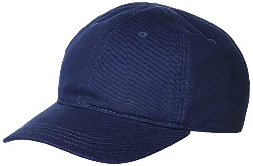 Lacoste Men's Side Mini Croc Cotton Garbadine Cap, 6/9 Y, Blue | Amazon (US)