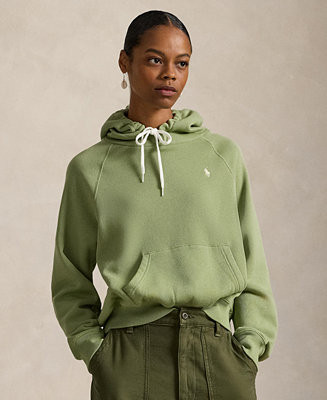 Women's Shrunken Fit Fleece Hoodie Sweatshirt | Macy's