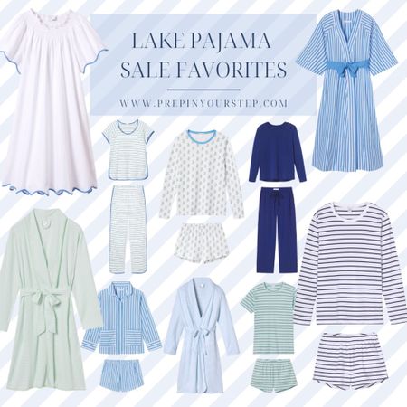 A few of my LAKE Pajama sale favorites! The patio dress and robes are a most resent favorite of mine but you can’t go wrong with their classic or weekend style sets either. I size up to a medium in all styles for some extra comfort! Sizes are going fast, so if you’re shopping for yourself or for a gift I’d do it sooner than later! 

#LTKunder50 #LTKunder100 #LTKSale