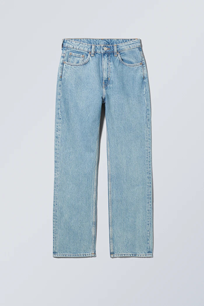 Voyage High Straight Jeans | Weekday