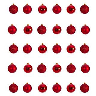 30ct. 2.5" Red Shatterproof Christmas Ornaments | Michaels Stores