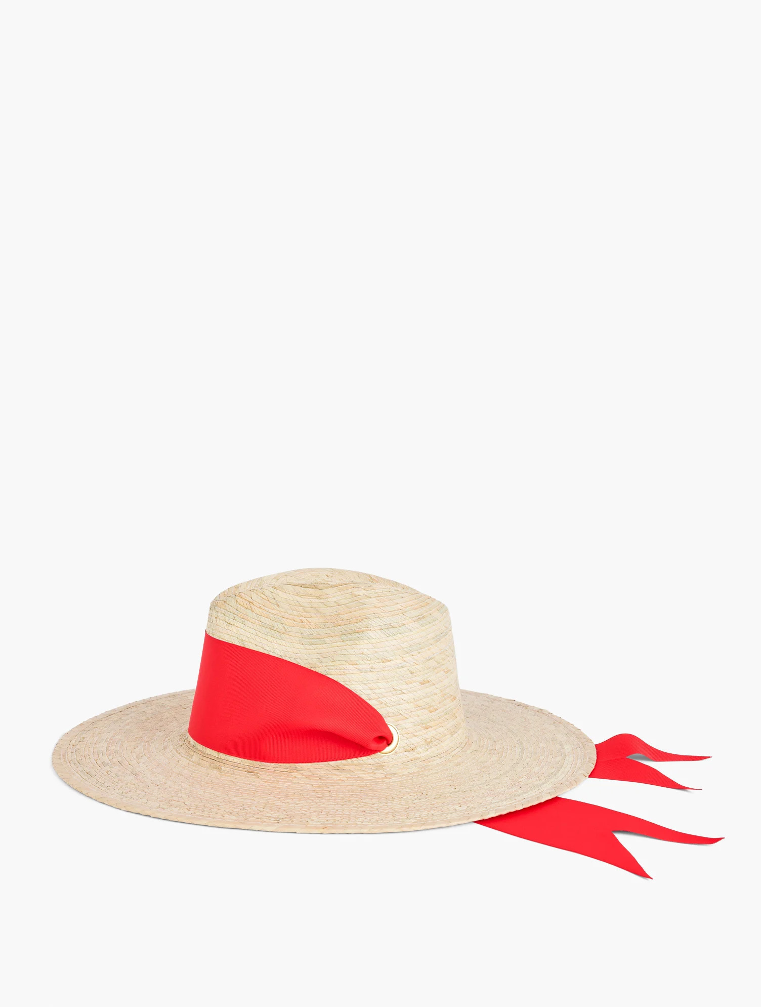 Sarah Bray Bermuda Zinna Sun Hat - Natural/Red - 001 Talbots | Talbots