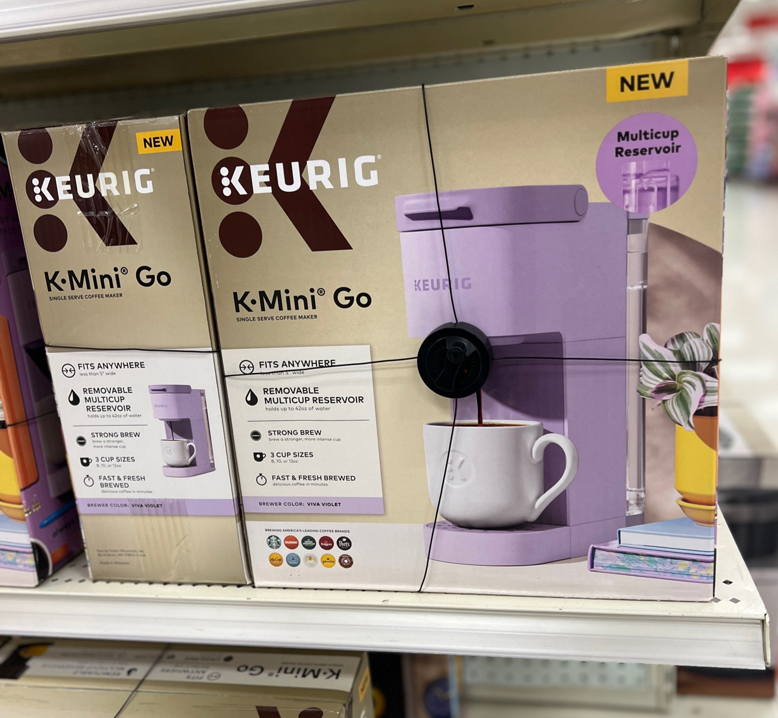 Keurig K-Mini Go, Multicup Reservoir Single-Serve K-Cup Pod Coffee Maker with Strong Brew Button
On sale for $49.99 (originally $99.99)

#LTKSaleAlert #LTKGiftGuide #LTKHome
