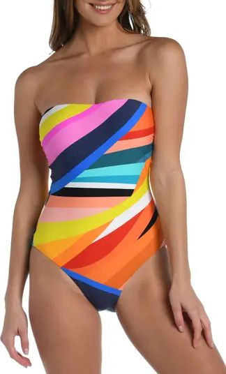 La Blanca Sunscape Bandeau Mio One-Piece Swimsuit | Nordstrom | Nordstrom