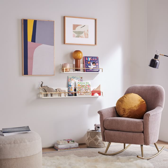 Gold Polished Shelves (24"–36") | West Elm (US)