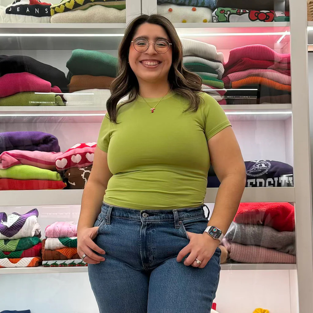 Close-Fitting Baby Tee - Matcha | Shiny by Nature