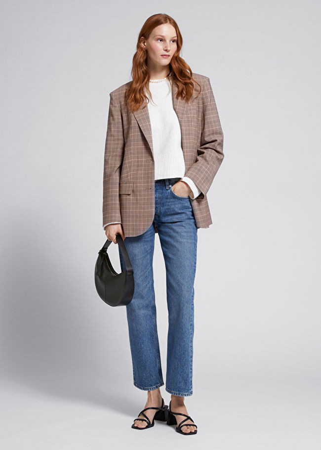 Blazer oversize à épaulettes | & Other Stories US