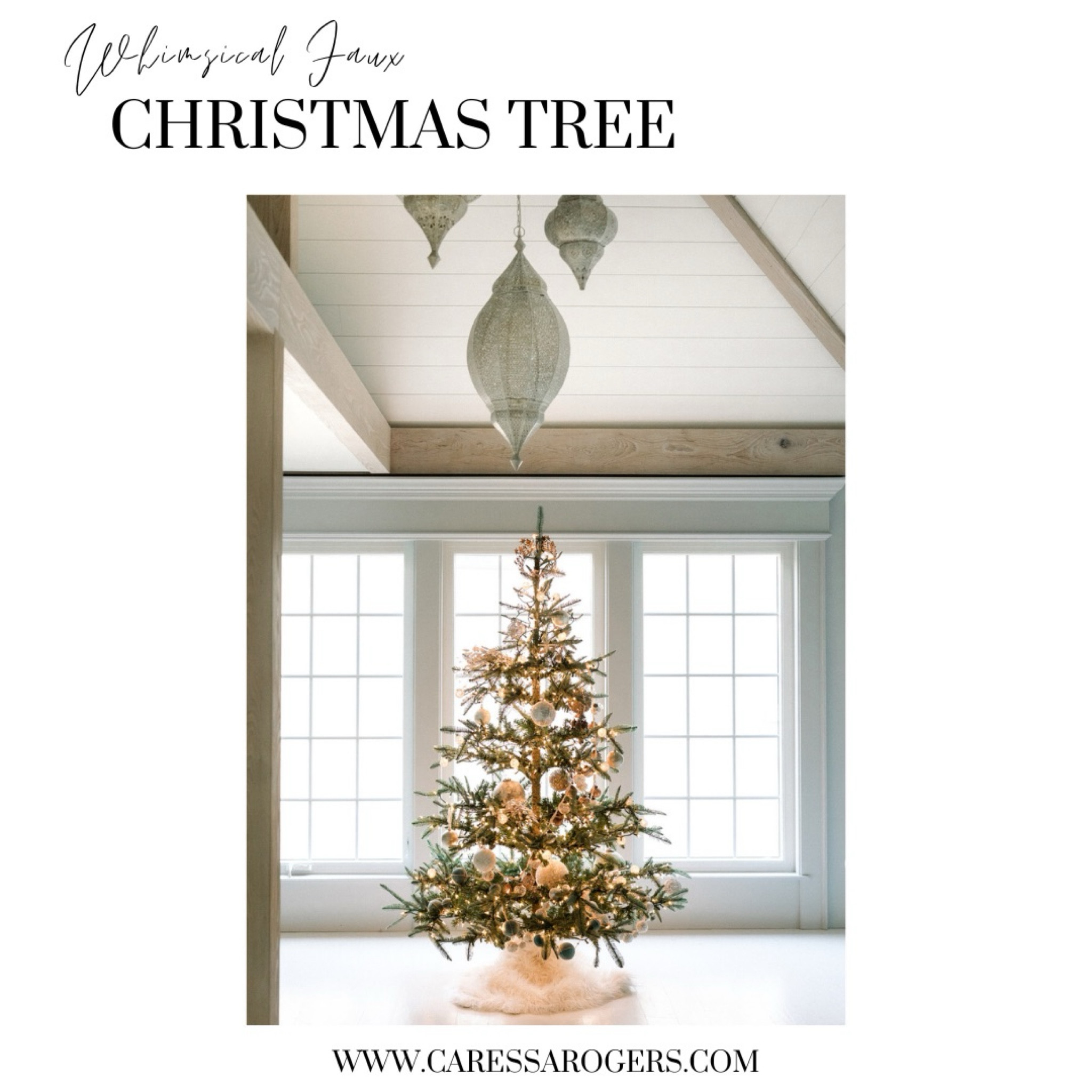Whimsical Anthropologie Christmas treee