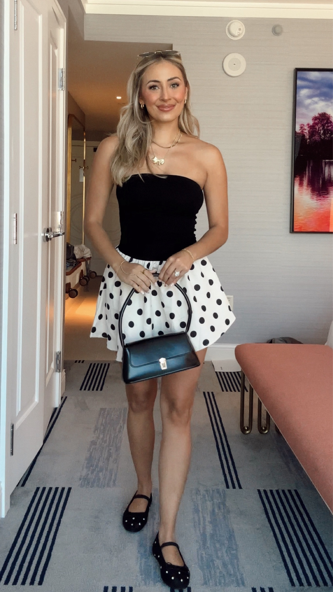 sachin and babi light blue dress Abercrombie & Fitch drop waist bubble midi dress in white main image 1