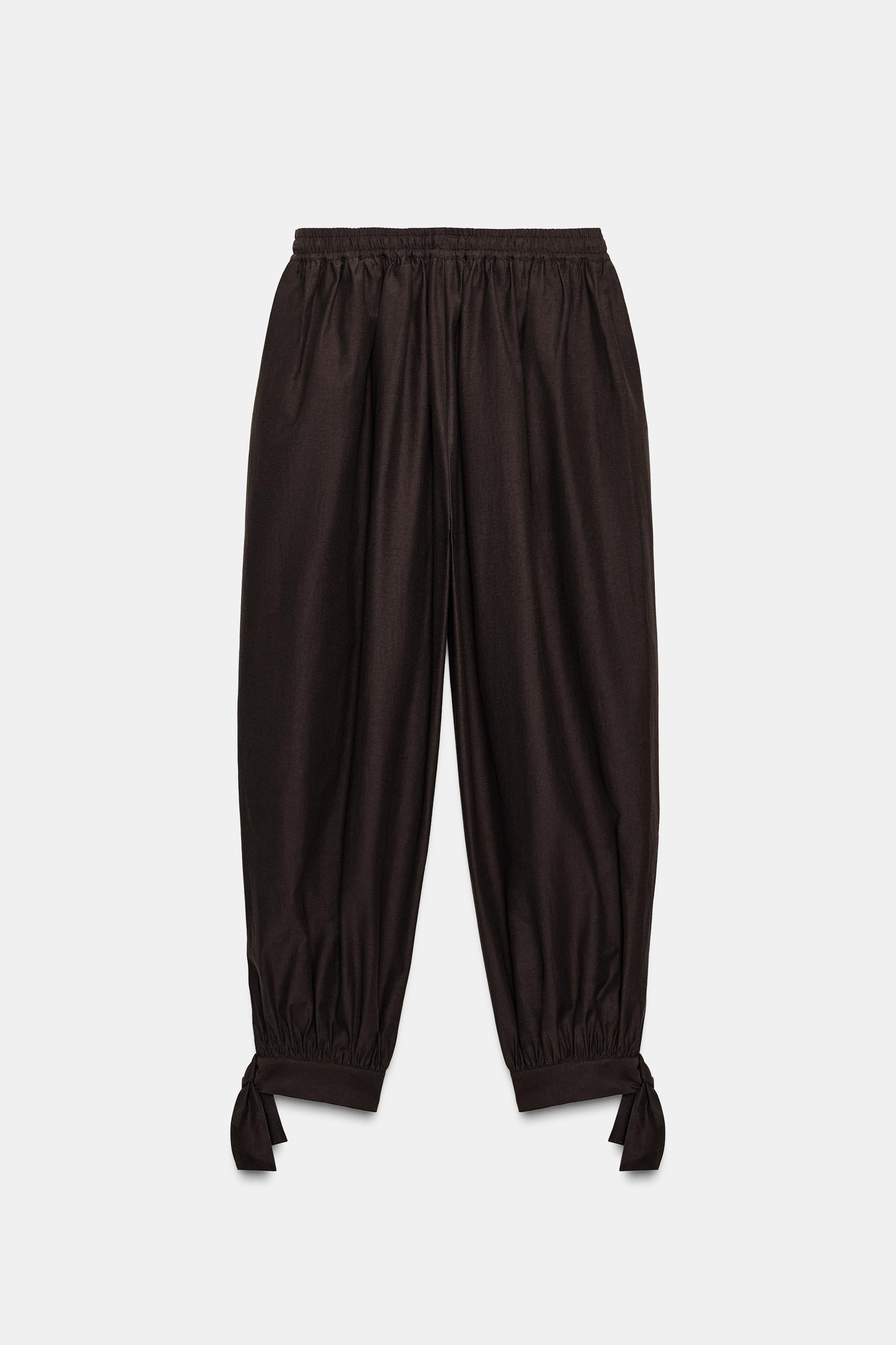 TIERED TROUSERS WITH BOWS | Zara UK