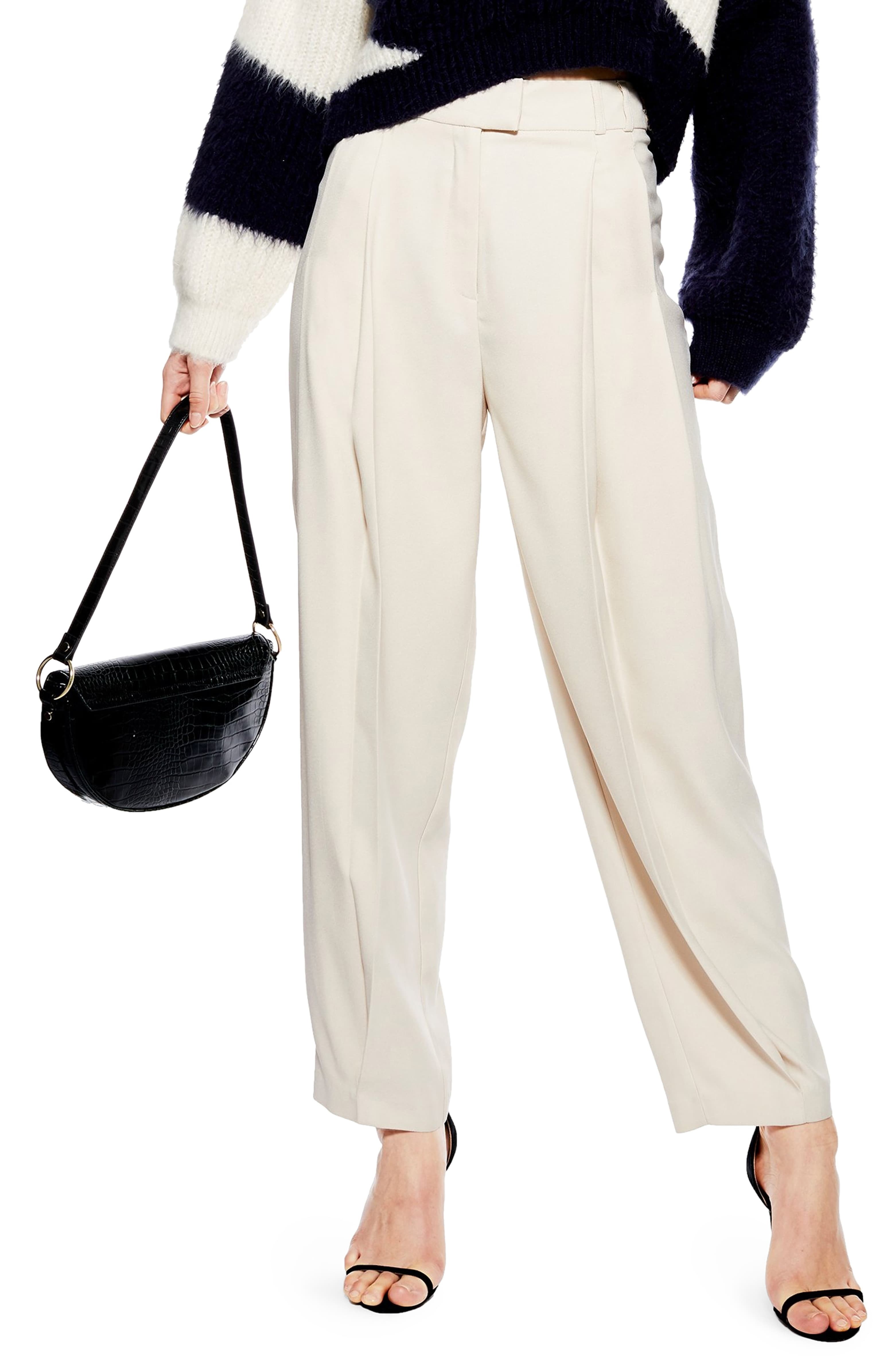 Tuck Hem Wide Leg Trousers | Nordstrom