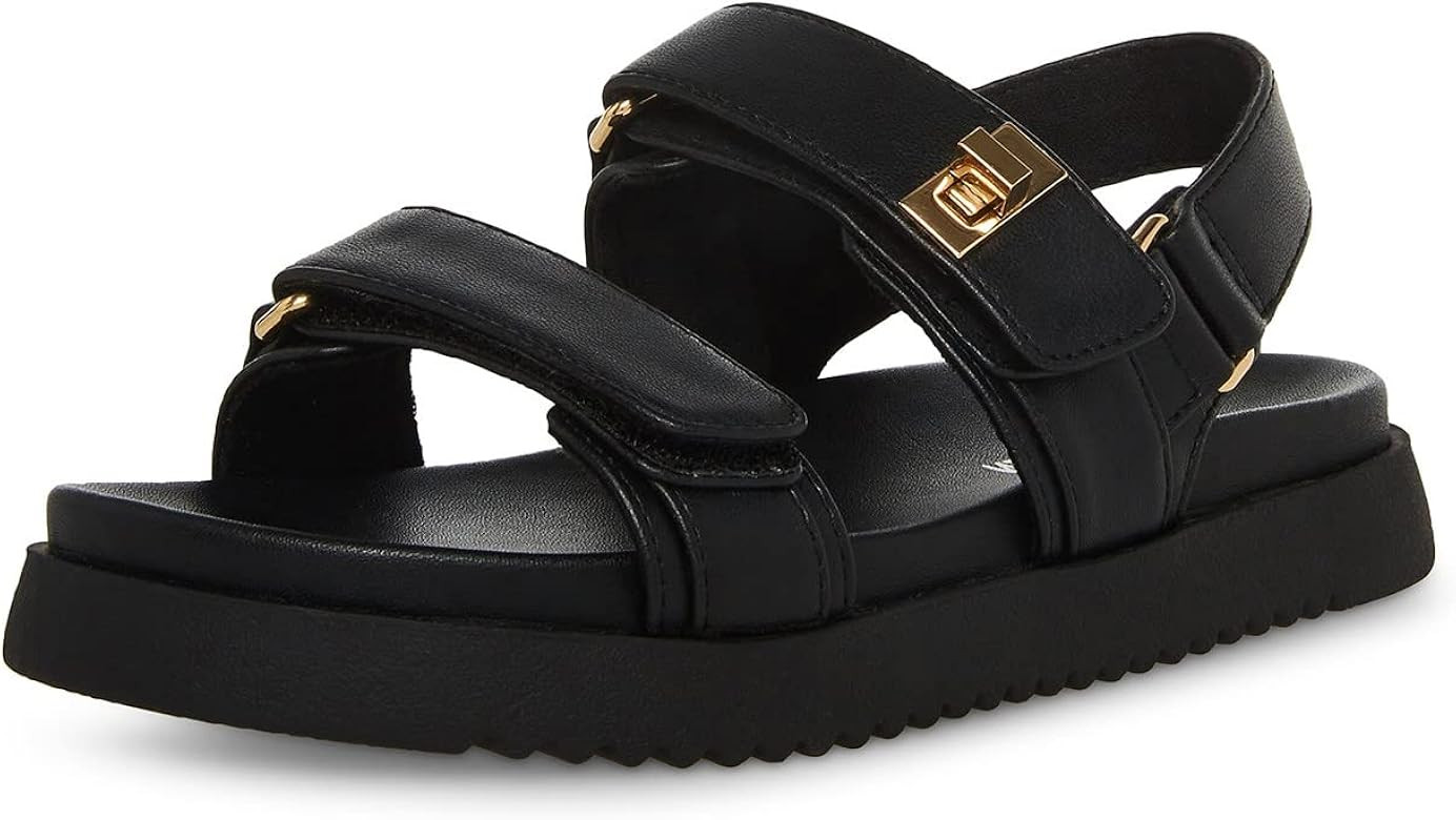 Steve Madden Girl's Mona Flat Sandal | Amazon (US)