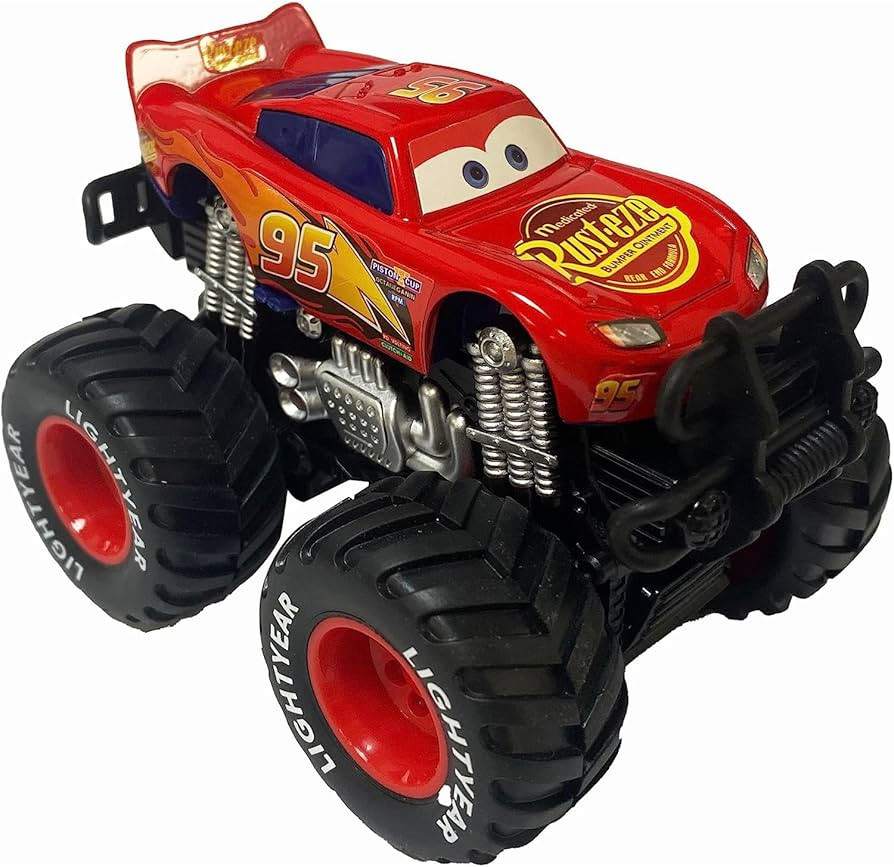Movie Car Toy Big Wheel McQueen 1:55 Scale Die-Casting Car Metal Alloy Boy Kid Toy | Amazon (US)