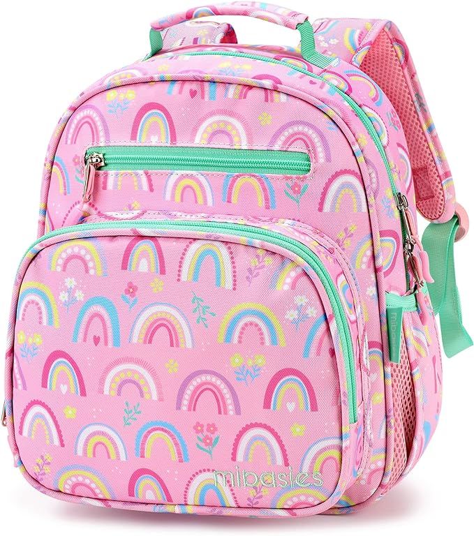 mibasies Toddler Backpack for Girls and Boys 2-4, Preschool Kindergarten Backpack, Cute Kids Back... | Amazon (US)