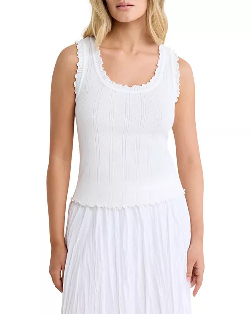 Pointelle Rib Ella Tank Top | Bloomingdale's (US)