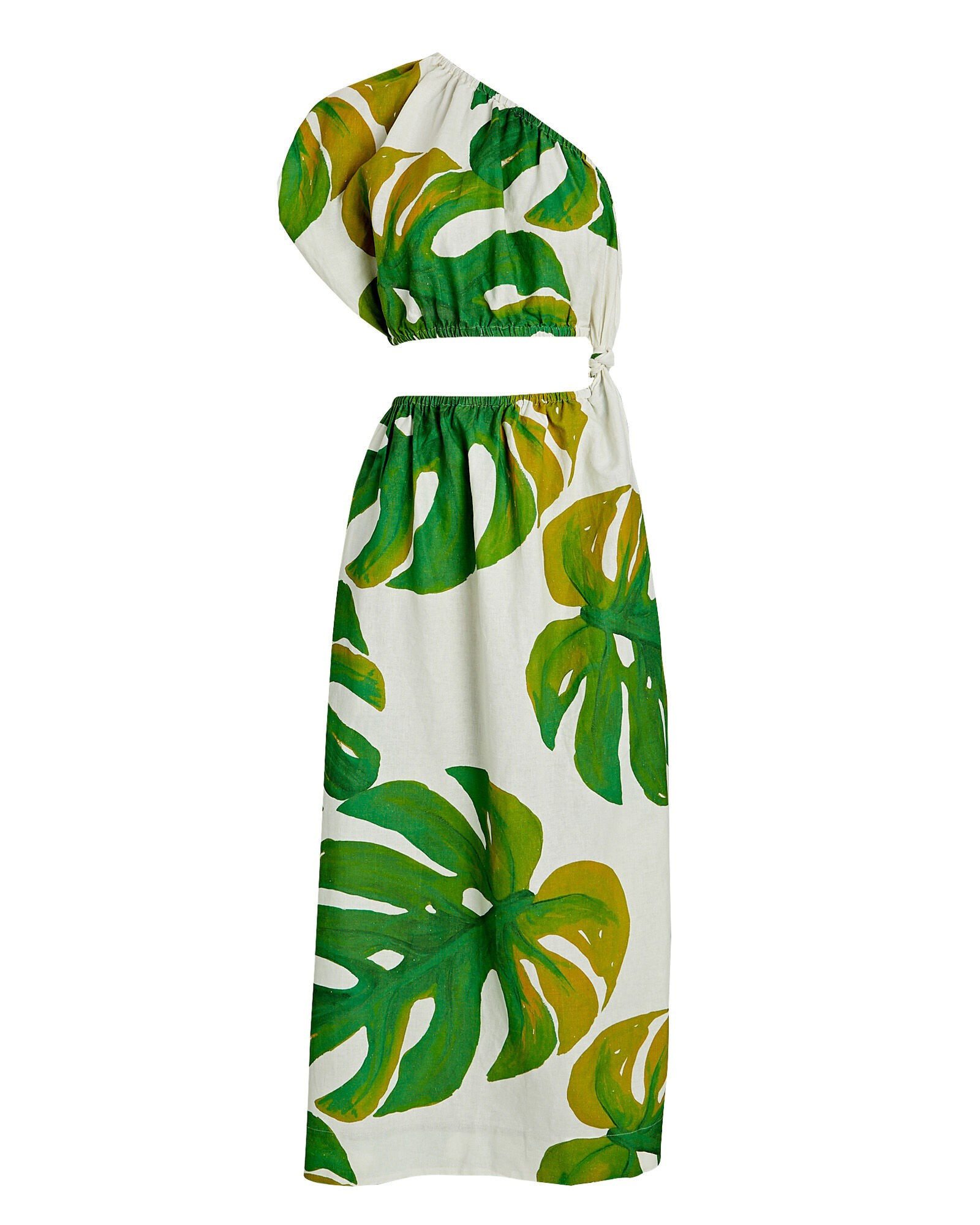 Monsterra One-Shoulder Cut-Out Maxi Dress | INTERMIX