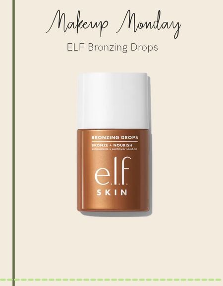Makeup monday 
Elf bronzing drops 

#LTKfindsunder50 #LTKSeasonal #LTKbeauty