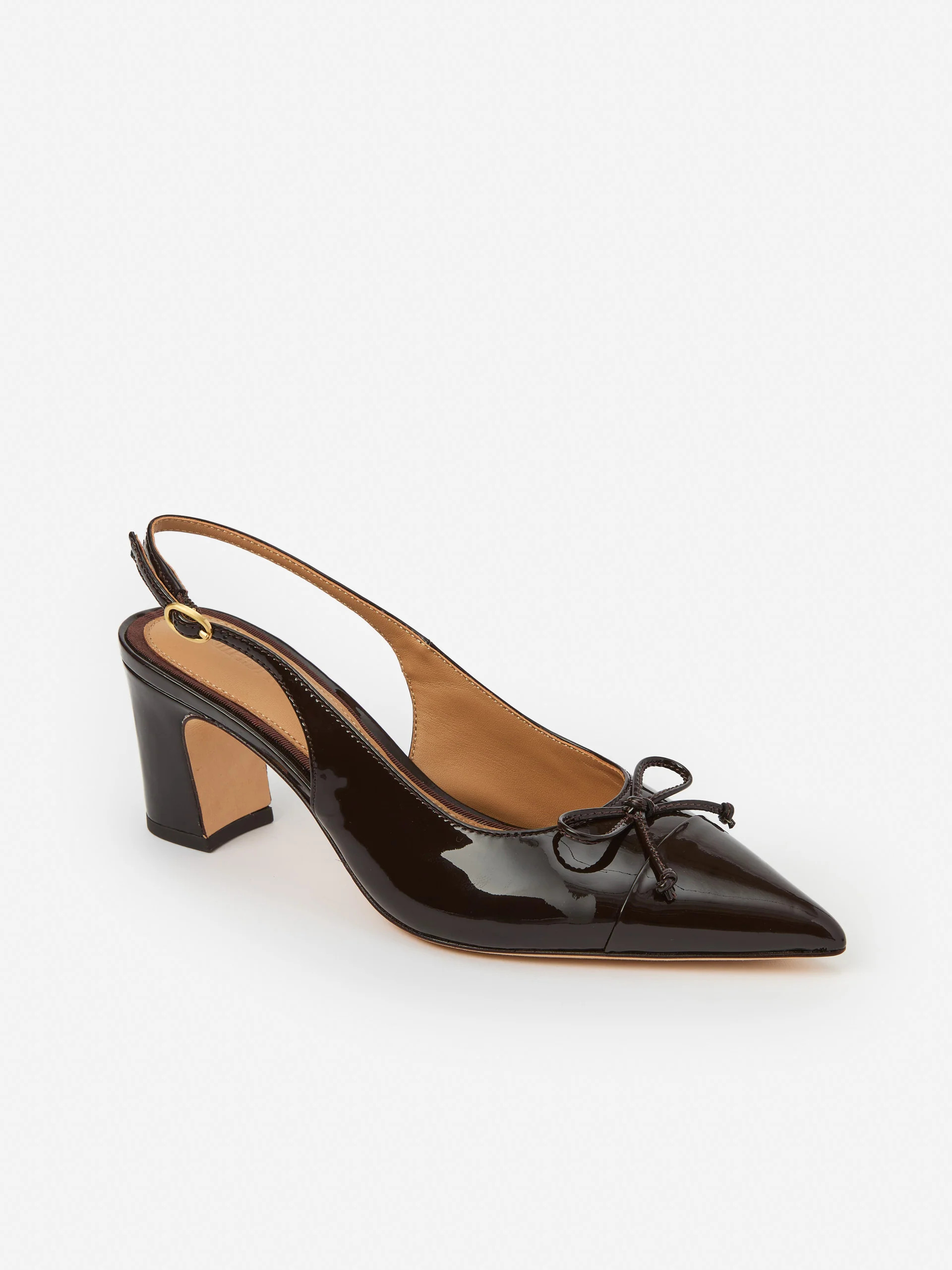 Miriam Patent Leather Slingback Heels | J.McLaughlin