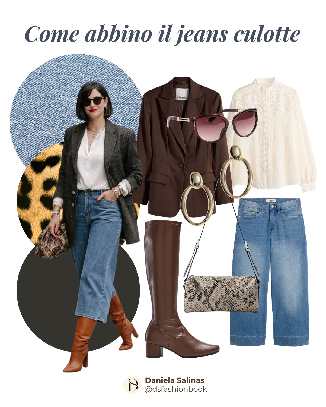 Jeans culotte: 1 capo, tante possibilità

I jeans culotte sono uno dei pezzi più versatili del guardaroba: slanciano, valorizzano la silhouette e si adattano a ogni occasione.
Nel mio carosello ti mostro come abbinarli in modo semplice e raffinato, passando da look più casual a combinazioni eleganti con pochi dettagli mirati.

Camicia sblusata, cardigan aperto, trench sulle spalle, décolleté animalier o ballerine minimal: ogni proposta nasce per aiutarti a creare outfit armoniosi, moderni e facili da replicare.
Il denim diventa la base perfetta per costruire uno stile personale che funziona sempre.
 

 #LTKitalia #LTKeurope #LTKjeans