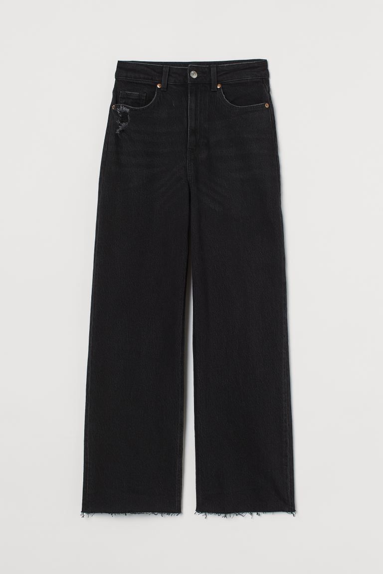 Wide High Ankle Jeans | H&M (US + CA)