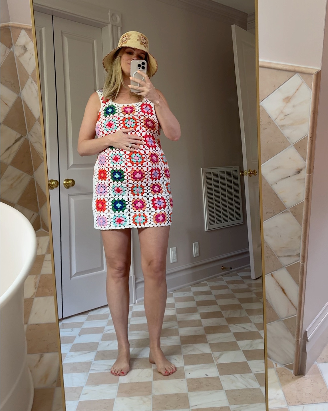 Pool day 💖 didn’t realize how bump-friendly crochet is haha. Good to know! Love this look for a vacation outfit, beach look or just headed to your local pool! 

#LTKShoeCrush #LTKBump #LTKSaleAlert