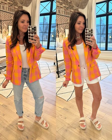 Spring fashion from Walmart! I’m wearing a size small in this fun blazer, a 6 in the jeans, and the shoes are true to size!

#springfashion #blazer #Walmartfashion

#LTKFind #LTKSeasonal #LTKunder50