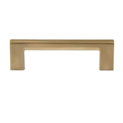 Sumner Street Home Hardware  Vail 4-in Center to Center Satin Brass Cylindrical Bar Drawer Pulls | Lowe's