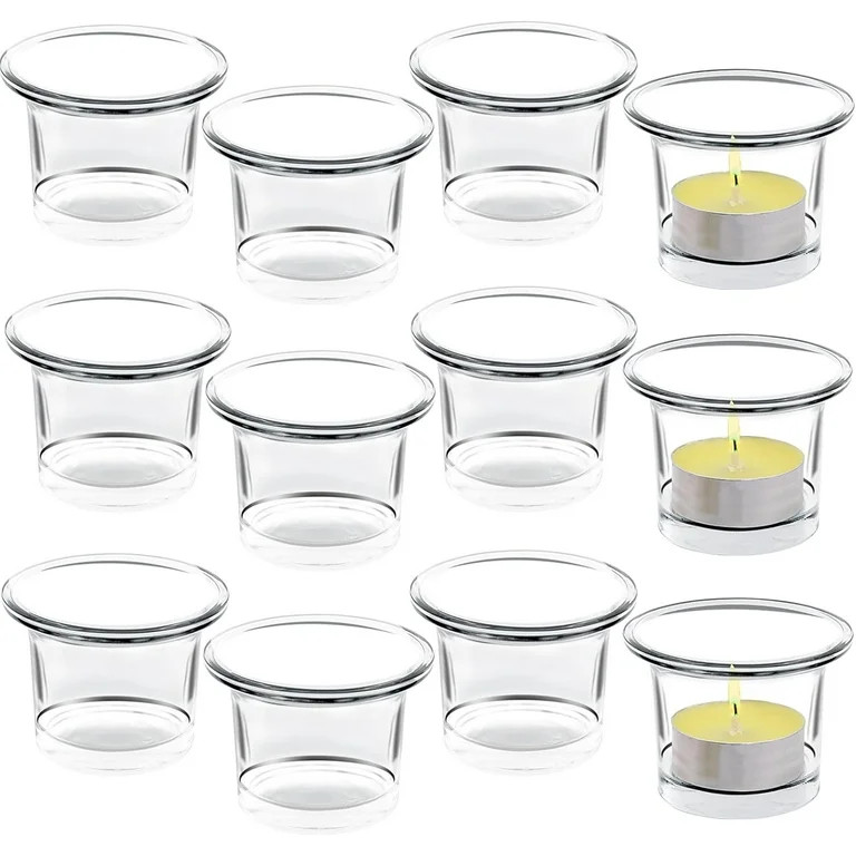 Glass Votive Candle Holders,Tealight Candle Holder for Wedding Holiday Birthday Party Dinner & Ho... | Walmart (US)