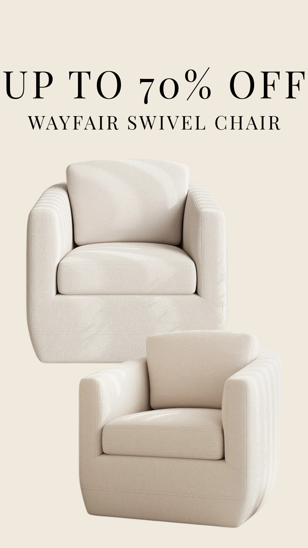Massive Savings on these swivel upholstered chair from Wayfair, limited time deal!

furniture, home decor, interior design #Wayfair 

 #LTKHome #LTKSaleAlert